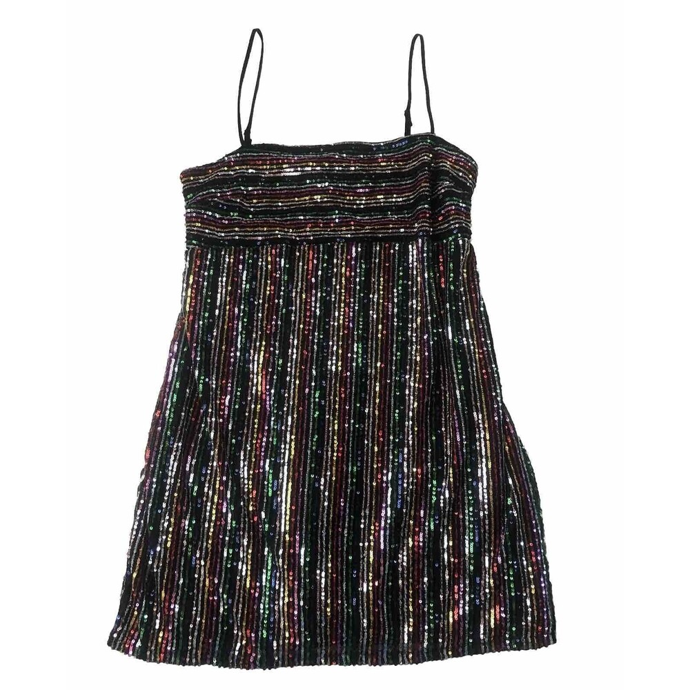 Altar'd State Women's Size Small Multicolor Sequin Mini Dress NWT